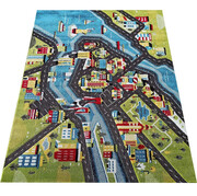 Dziecięcy dywan z motywem miasteczka - Asko 5X 100 x 150 cm Profeos