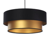 Złoto-czarna lampa wisząca w stylu glamour - S415-Acto Lumes