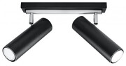 Plafon LED z regulacją E813-Beton - czarny Lumes