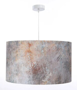 Lampa wisząca okrągła z granatowym środkiem - S357-Cresco Lumes