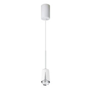 Industrialna biała lampa wisząca - K418-Alin Lumes
