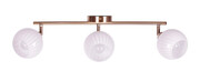 Lampa sufitowa na listwie z 3 ruchomymi kloszami - A767-Mevo Lumes