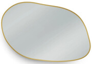 Metalowe lustro ścienne z oświetleniem 70x50 cm Petres 6X - 4 kolory Edinos