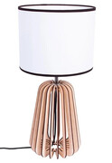 Skandynawska lampka nocna z abażurem - S228-Menrro Lumes