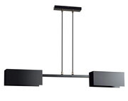Czarna nowoczesna lampa wisząca - D018-Olekso Lumes