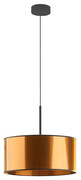 Miedziany żyrandol z okrągłym abażurem 30 cm - EX871-Maldi Lumes