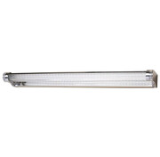 Srebrny nowoczesny kinkiet led nad lustro - K461-Daly Lumes