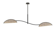 Brązowa wisząca lampa w nowoczesnym stylu - M129-Urdom Lumes
