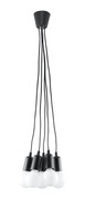Czarna industrialna lampa wisząca - EX543-Elris Lumes
