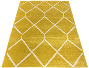 Żółty dywan do pokoju młodzieżowego - Kavo 4X 80x150 Profeos