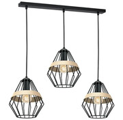 Lampa wisząca z drucianymi kloszami - K550-Emeli Lumes