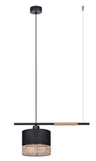 Lampa wisząca z rattanowym abażurem - S907-Egrof Lumes