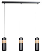 Czarna nowoczesna lampa wisząca - D103-Avezo Lumes
