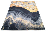 Złoto-czarny dywan w marmurowy wzór glamour - Valano 5X 160x230 Profeos