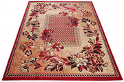Wzorzysty czerwony dywan w stylu retro - Doly 3X 60x100 Profeos