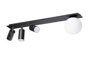 Lampa sufitowa z reflektorami i kloszem - S897-Rahim Lumes