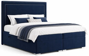 Podwójne łóżko boxspring Bravino 160x200 - 32 kolory Edinos