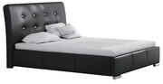 Łóżko tapicerowane do sypialni glamour Helik 180x200 - 44 kolory Edinos