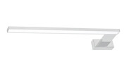 Biały kinkiet łazienkowy prawostronny - N016-Faggi 45x12x4 cm Lumes