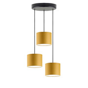 Regulowana lampa wisząca na czarnym stelażu - EX442-Soreli - 18 kolorów Lumes