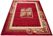 Prostokątny czerwony dywan w stylu klasycznym - Fendy 6X 300x400 Profeos