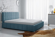 Łóżko tapicerowane Acent 2X 180x200 - 44 kolory Edinos