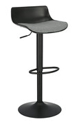 Designerski czarny hoker w nowoczesnym stylu - Orla 3X Edinos