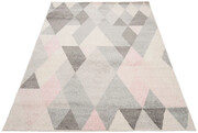 Szaro-różowy dywan pokojowy nowoczesny - Caso 6X 240x330 Profeos