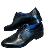 Półbuty męskie skórzane czarne eleganckie Nikopol 1773 D-4