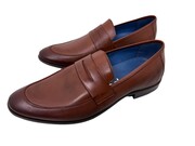 Brązowe półbuty męskie skóra naturalna Nikopol 1760 B-30