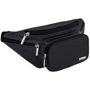 KOCHMANSKI saszetka nerka męska skórzana na biodro ramię czarna 2306