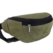 KOCHMANSKI saszetka nerka męska skórzana na biodro ramię duża moro 2340