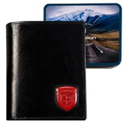 Peterson skórzany portfel męski duży XXL czarny biznesowy 83106