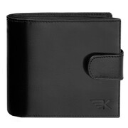 Poziomy męski portfel skórzany SmartPay premium z zapięciem Alan