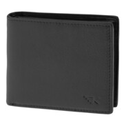 Portfel męski skórzany na karty cienki minimalistyczny czerń RFID Greg