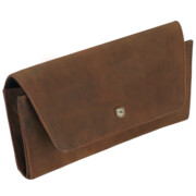 Pokrowiec skórzane etui na okulary brązowe ARIZONA