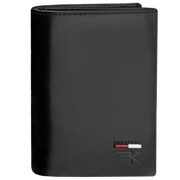 Pionowy portfel męski czarny skóra naturalna premium SmartPay William