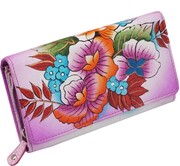 KOCHMANSKI skórzany portfel damski ręcznie malowany 4251