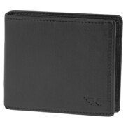 Mały portfel skórzany męski czarny na karty slim RFID Greg