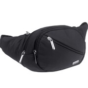 KOCHMANSKI saszetka nerka męska skórzana na biodro ramię czarna 2326