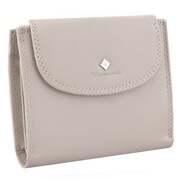 Kochmanski damski portfel skórzany mały beżowy cappuccino