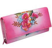 KOCHMANSKI skórzany portfel damski ręcznie malowany 4241