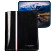 Peterson skórzany portfel męski duży XXL czarny biznesowy 83146