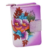 KOCHMANSKI skórzany portfel damski ręcznie malowany 4256