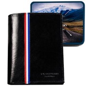 Peterson portfel męski skórzany duży czarny z ochroną kart rfid 83152