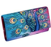 KOCHMANSKI skórzany portfel damski ręcznie malowany 4265