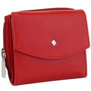 Kochmanski damski portfel czerwony skórzany mały zapinany na zamek