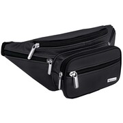 KOCHMANSKI saszetka nerka męska skórzana na biodro ramię czarna 2321