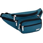 KOCHMANSKI saszetka nerka męska skórzana na biodro ramię niebieska 2324