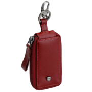 Etui na pilot skórzane czerwone burgundowe ISLA